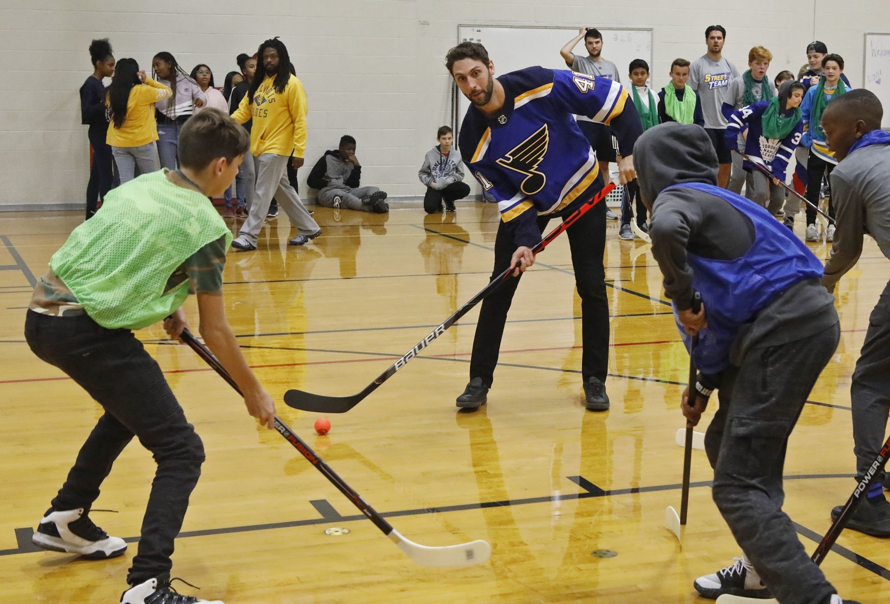 The St. Louis Blues team with Parkway Schools